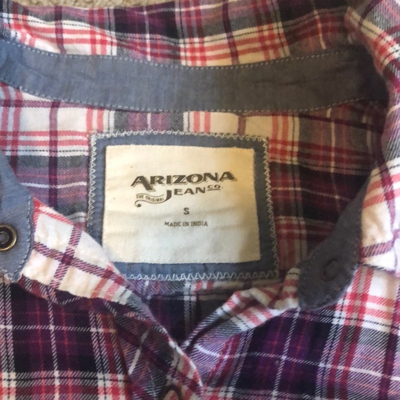Arizona Size Small Flannel Top - Picture 3 of 5